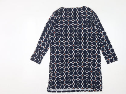 Back view of Principles Women's Geometric Shift Dress, size 12