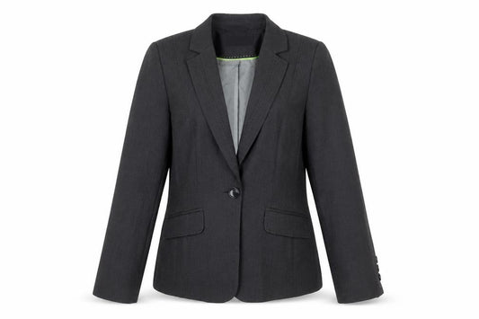 BHS Women's Grey Blazer Size 12 Notch Lapel
