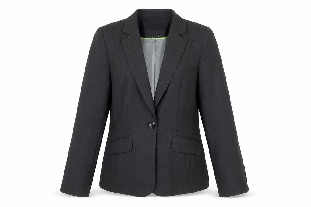 BHS Women's Grey Blazer Size 12 Notch Lapel