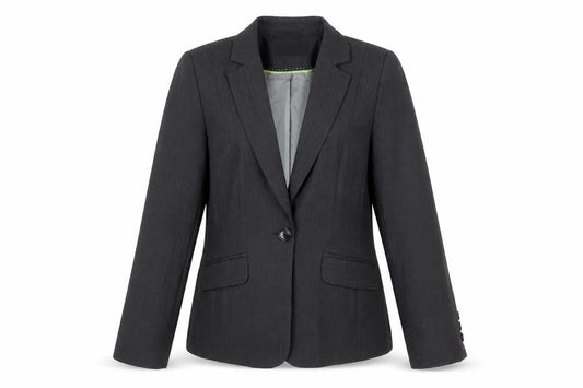 BHS Women's Grey Blazer Size 12 Notch Lapel