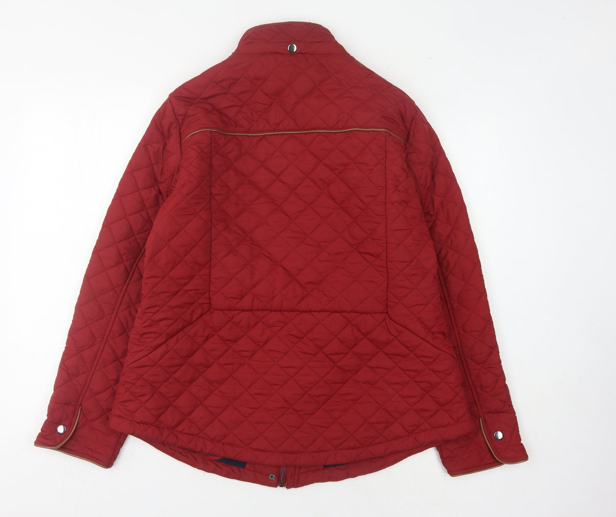 Cotton Traders Women’s Red Quilted Jacket Size 16