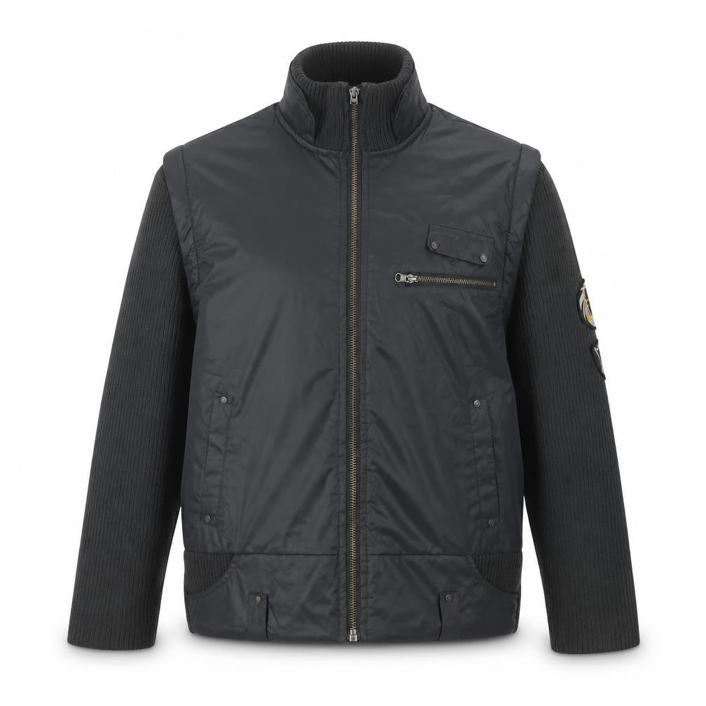 Petroleum Men's Grey Bomber Jacket L Size
