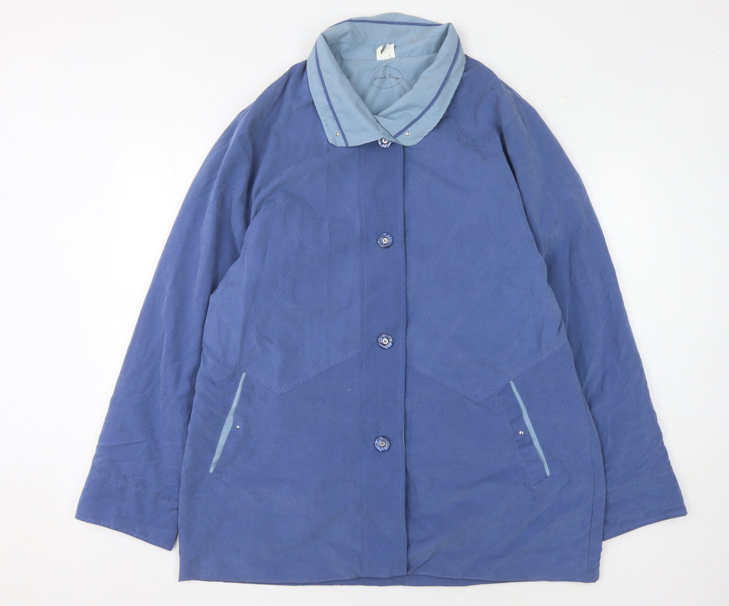 Gabriella Vicenza Women's Blue Button Coat Size 16/18