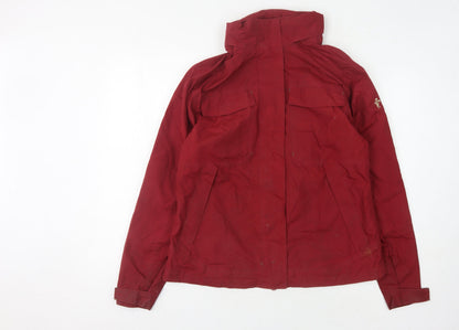 Caldene Men's Red Rain Jacket M Hooded