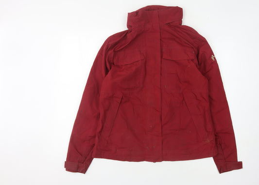 Caldene Men's Red Rain Jacket M Hooded