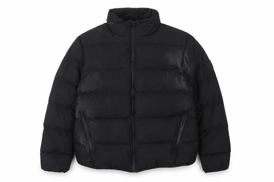 Lonsdale Men's Black 2XL Puffer Jacket with Zip