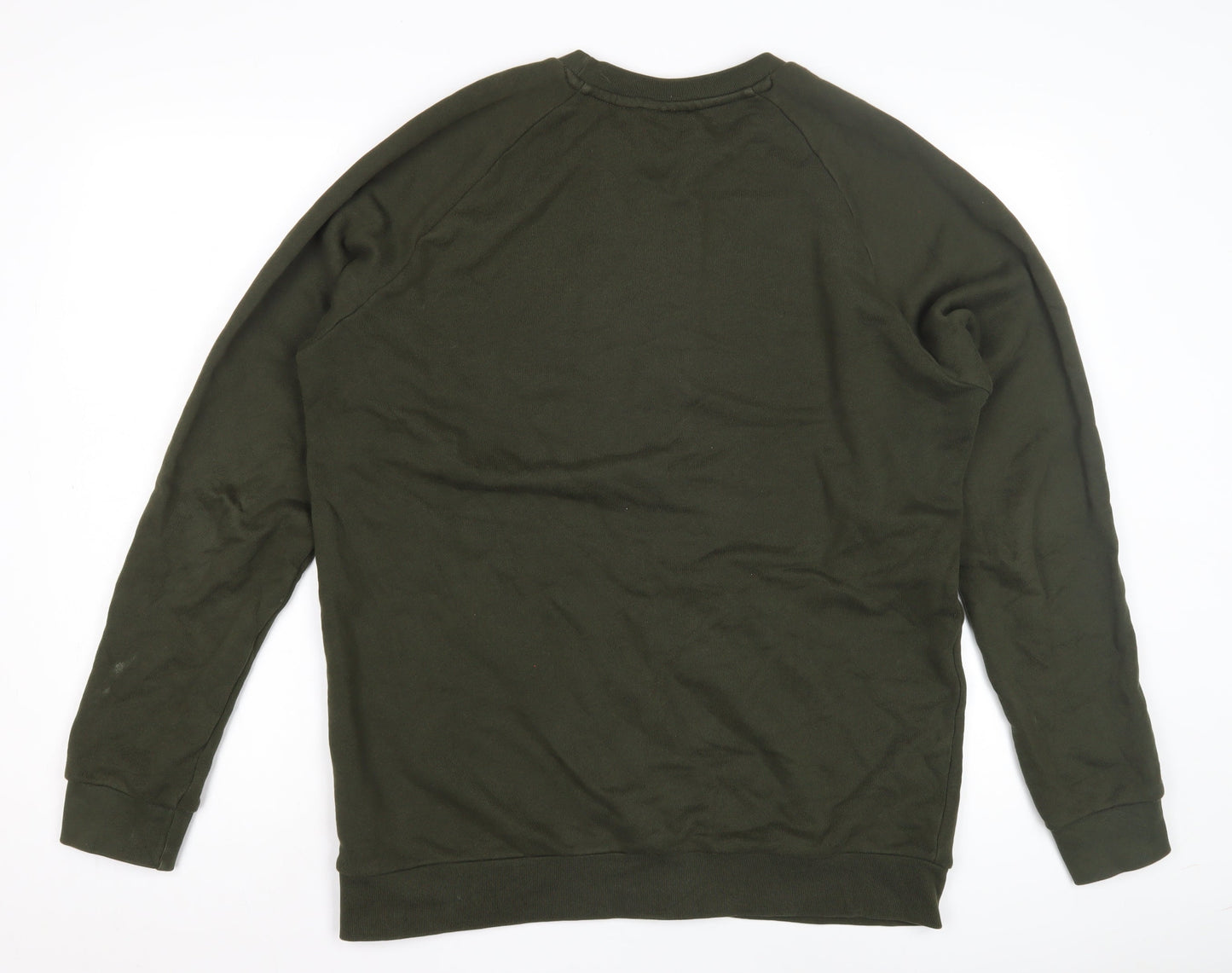 Adidas Men's Green Pullover Sweatshirt M