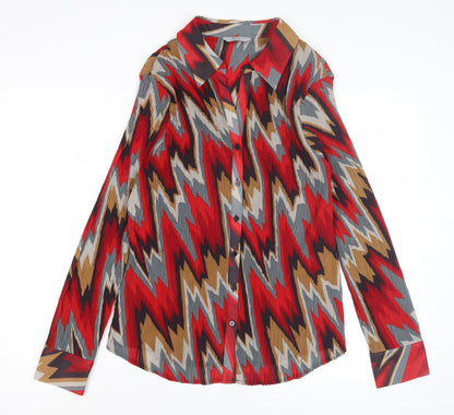 Marks & Spencer Women's Multicoloured Button-Up Shirt