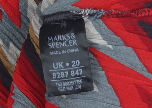 Marks & Spencer Women's Multicoloured Button-Up Shirt