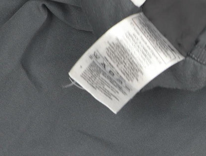 Brand and care label for Adidas boys’ grey track pants 11-12 years