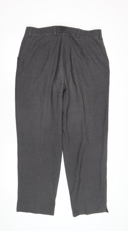Michèle Grey Trousers, Size 18, Womens Adults