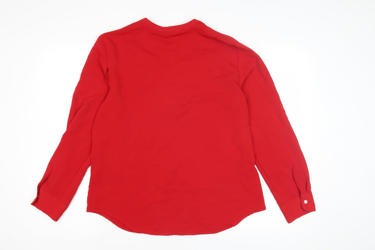 Lauren Ralph Lauren Women's Red Blouse M