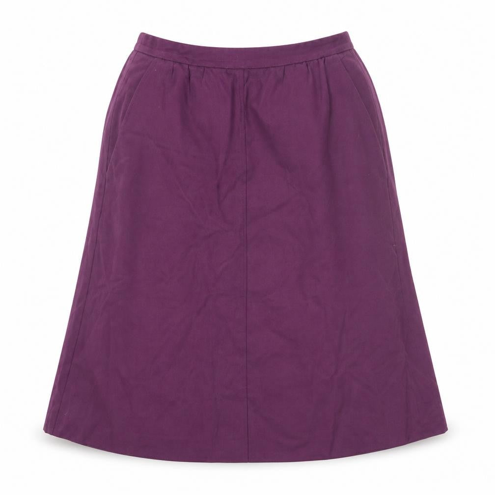 Jaeger Women's Purple Wool Skirt Size 12