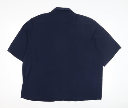 Alexon Women's Blue Button-Up Shirt Size 18
