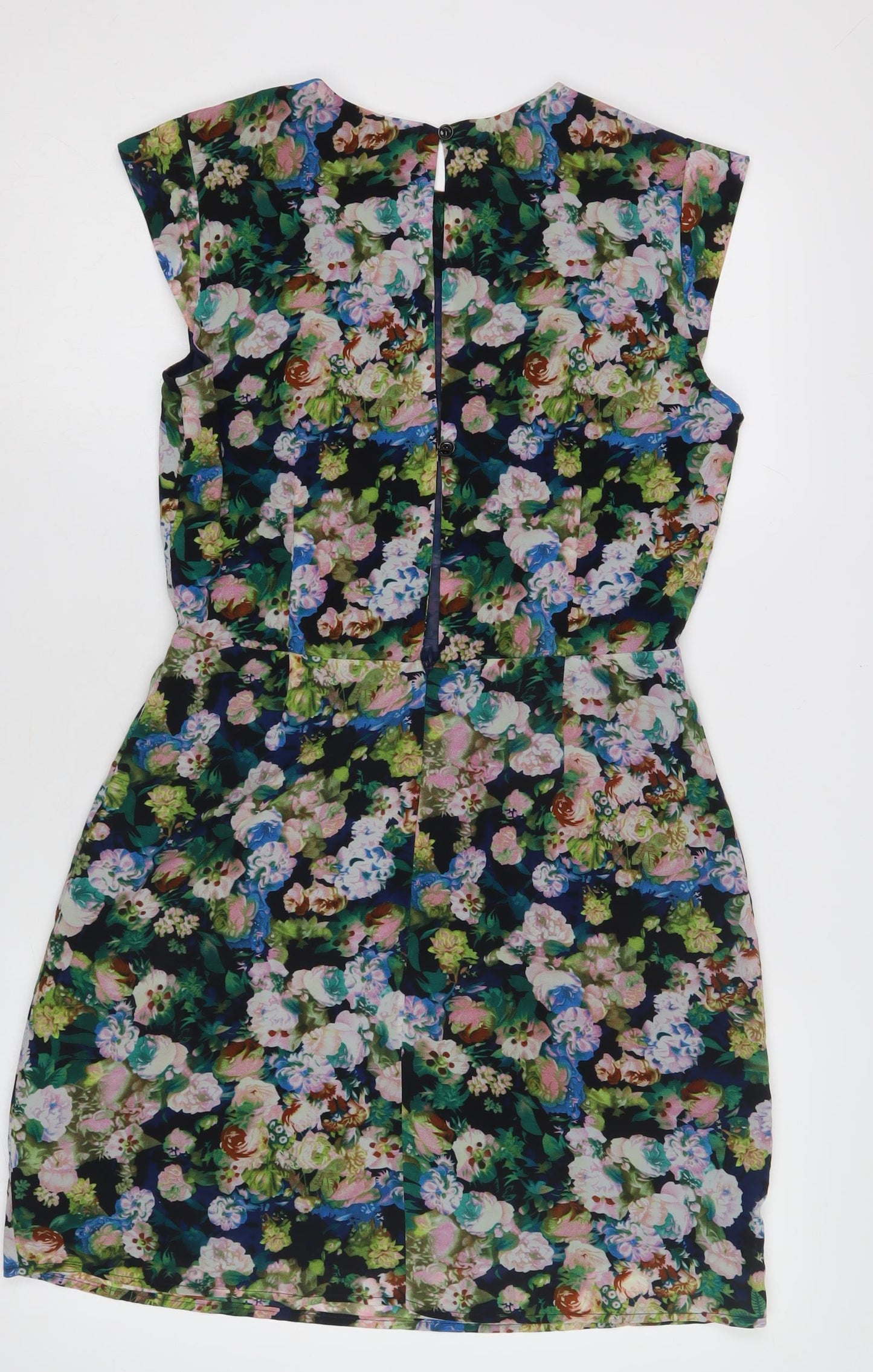 Louche Women's Multicoloured Floral Dress Size 10