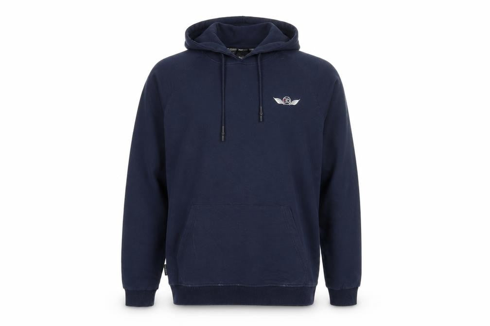 Body Definition Men's Blue Pullover Hoodie - Size L