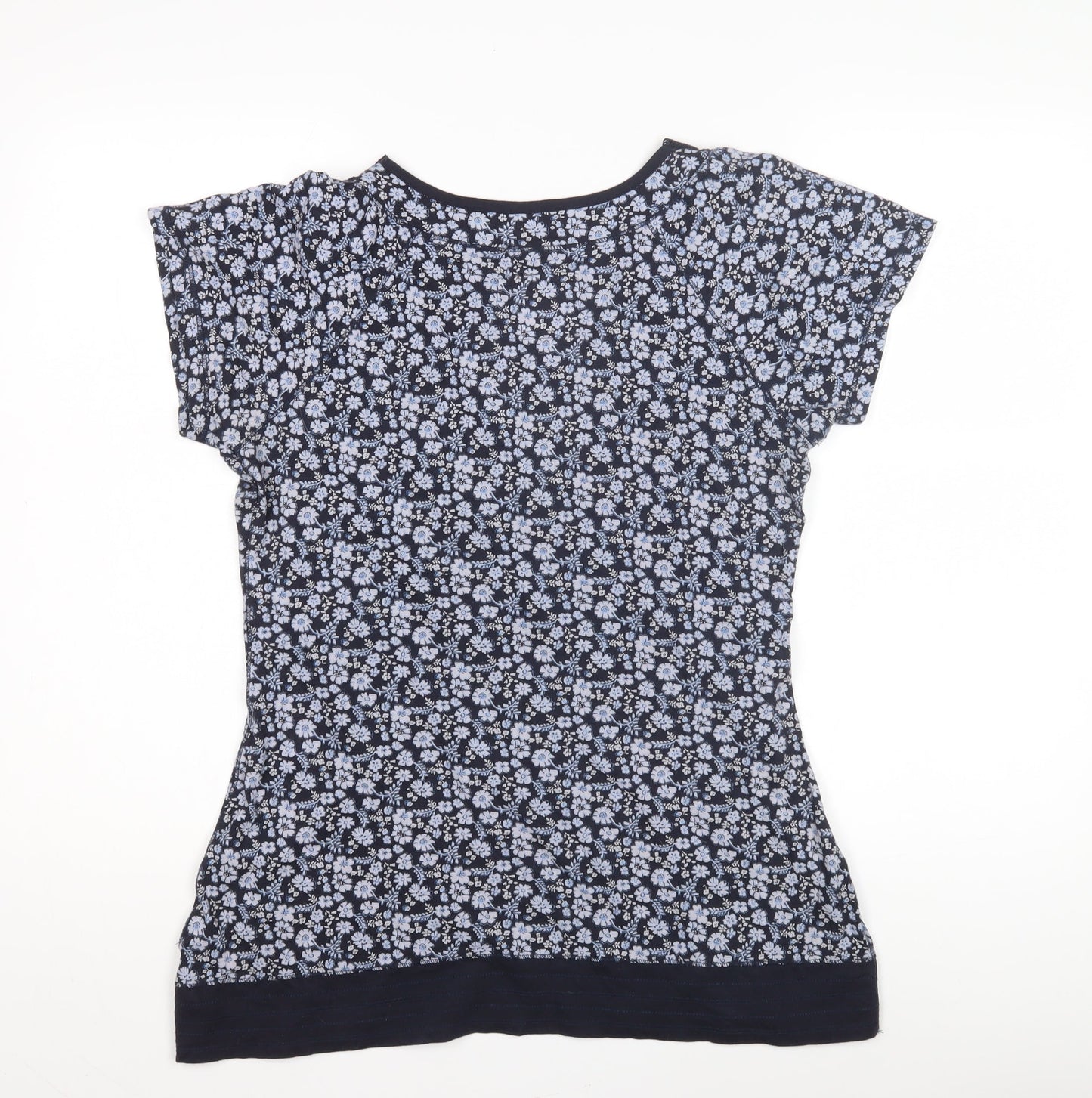 Marks & Spencer Women's Blue Floral Jersey Blouse