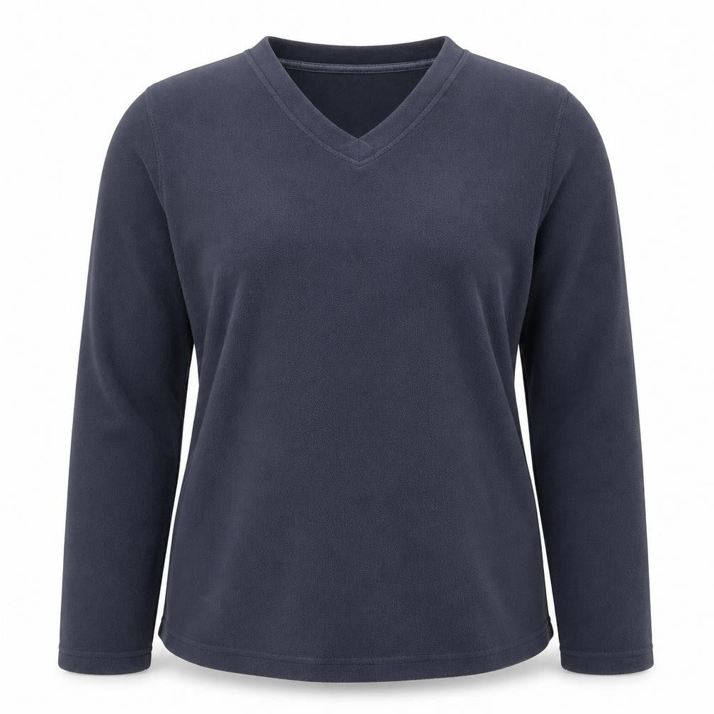 Peter Storm Women's Blue Pullover V-Neck Sweatshirt Size 8