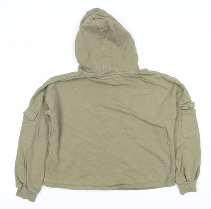 Marks & Spencer Girls Green Pullover Hoodie 13-14 Years