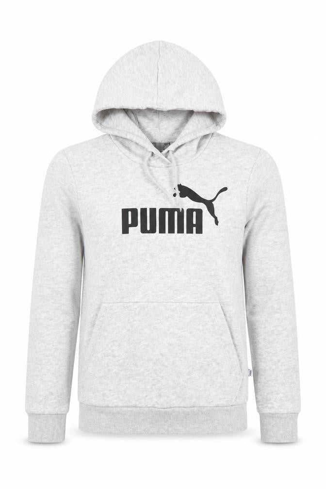 Puma Unisex Grey Pullover Hoodie Size 10