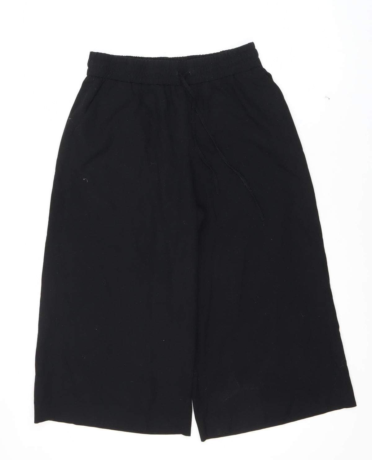 Zara Women's Black Trousers, Size S, Elastic Waist