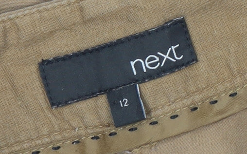 Next Women's Brown Straight Trousers Size 12