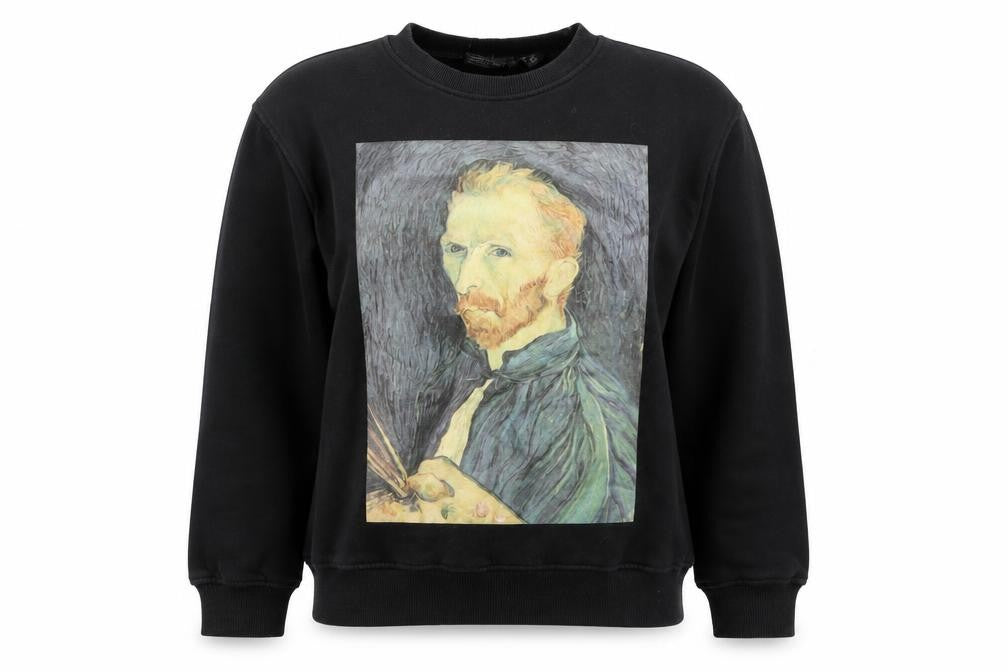 Primark Unisex Black Art Pullover Sweatshirt XS
