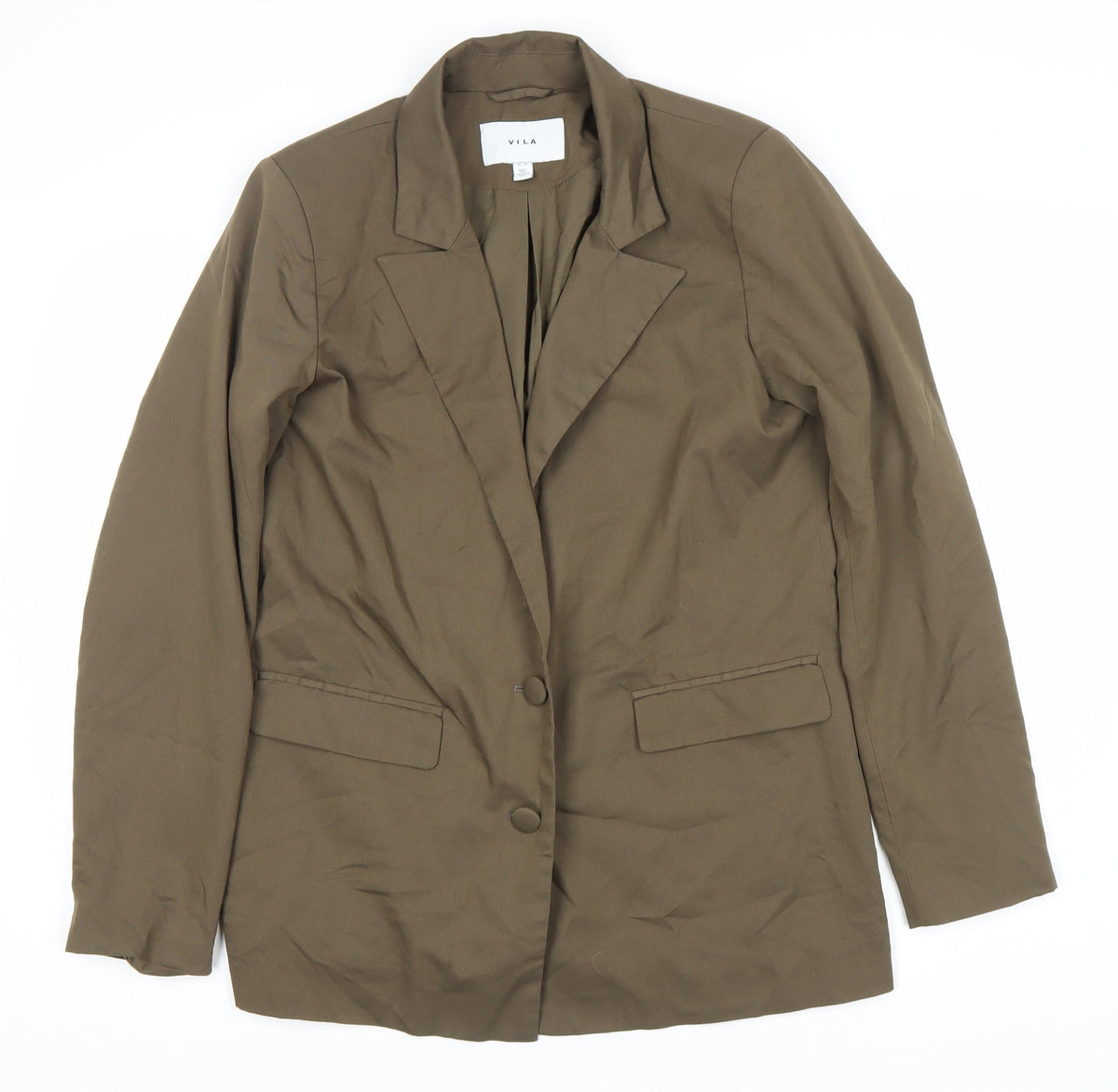 Vila Women's Brown Blazer Jacket Size 10