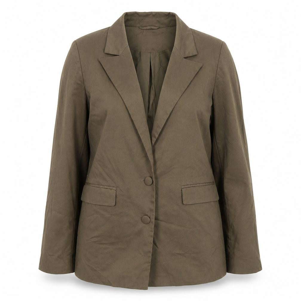 Vila Women's Brown Blazer Jacket Size 10