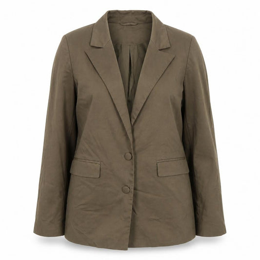VILA Women's Brown Blazer Jacket Size 10