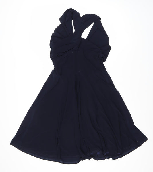 WANT THAT TREND Blue Sleeveless Dress, Size 12