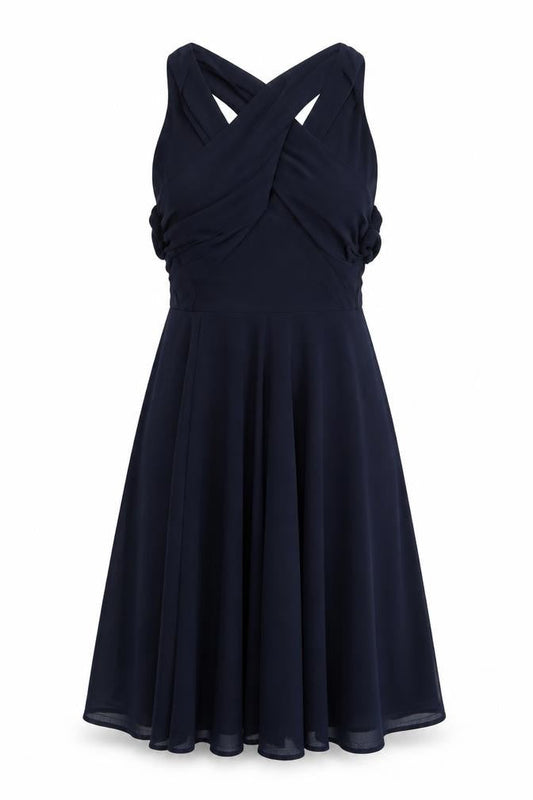 WANT THAT TREND Blue Sleeveless Dress, Size 12