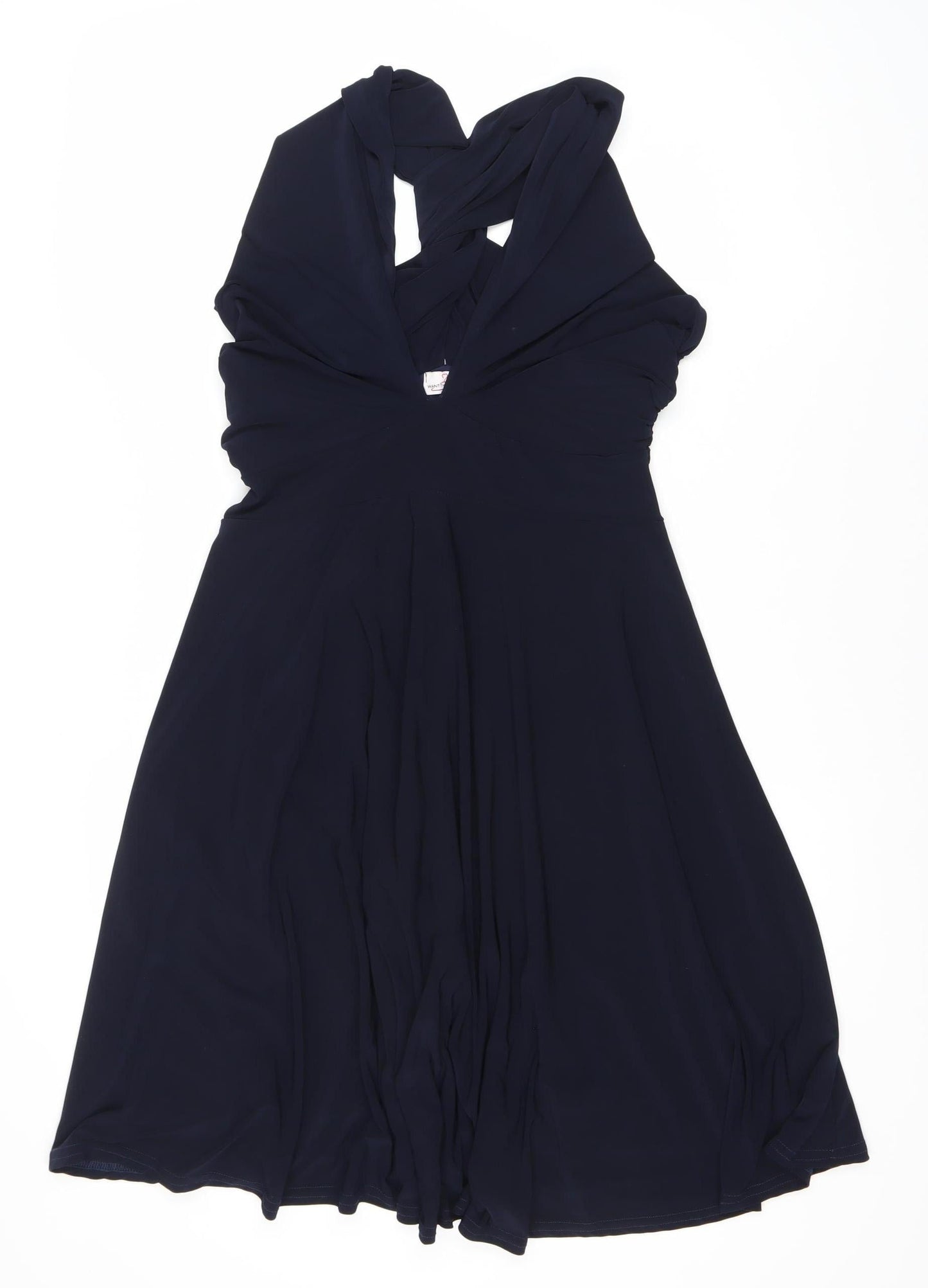 WANT THAT TREND Blue Sleeveless Dress, Size 12