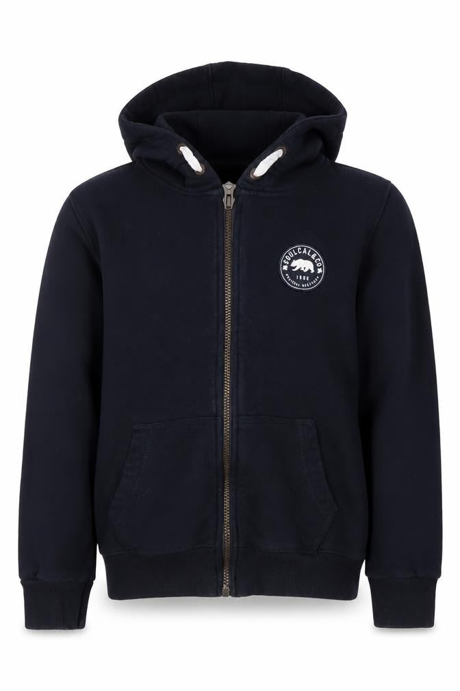 SoulCal & Co Boys Blue Full Zip Hoodie 11-12 Years
