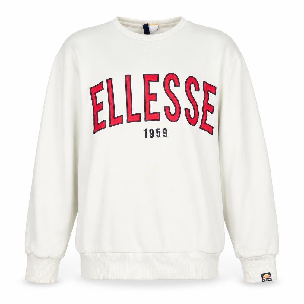 Ellesse Women's White Medium Pullover Sweatshirt