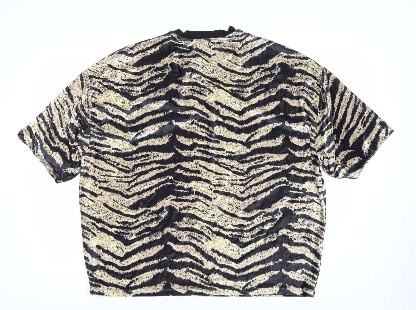 ASOS Men's M Animal Print Black T-Shirt Short Sleeve