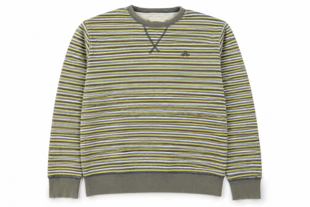 Jack & Jones Men's Multicoloured Striped Sweatshirt, S