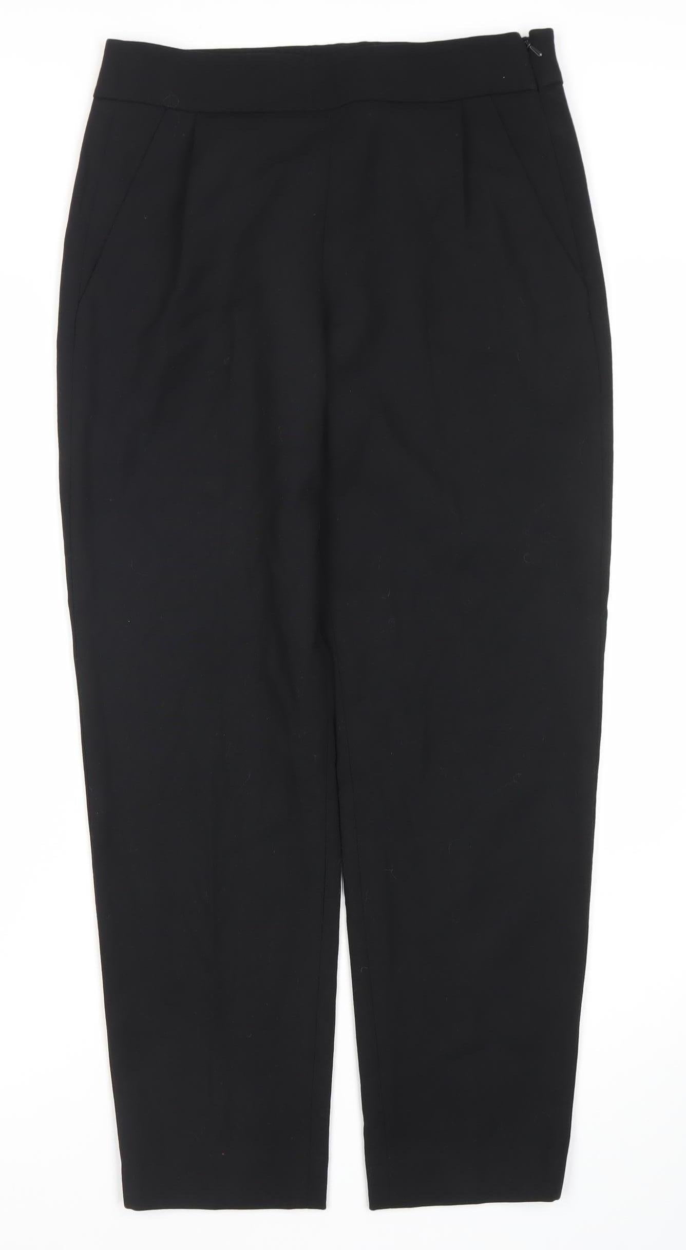 French Connection Women's Black Straight Trousers Size 8