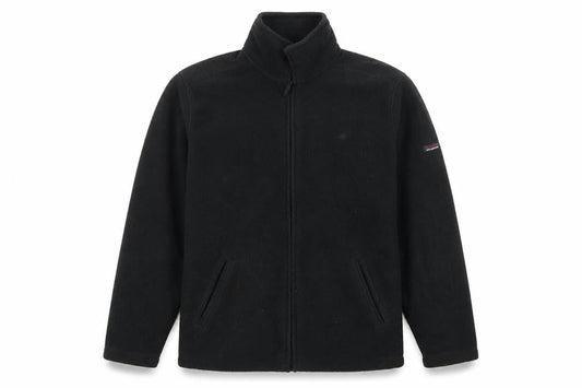 Maine New England Men's Black Fleece Jacket M Full Zip Winter