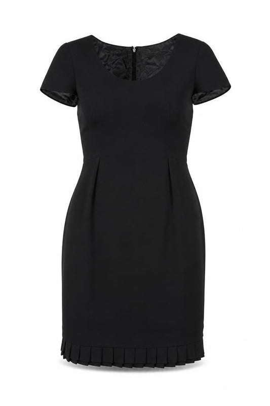 Jigsaw Women's Black Dress Size 12 with Zip Closure