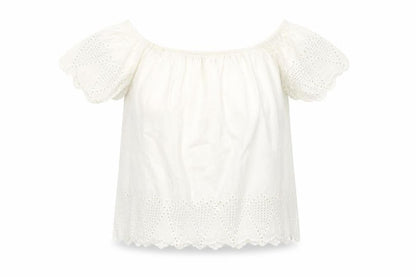 Great Plains Women’s White Blouse Off Shoulder