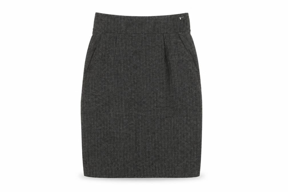 Awear Women’s Grey Pencil Skirt Size 8 Stylish Tweed