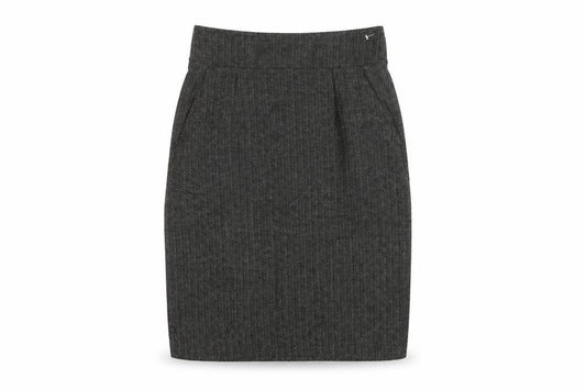 Awear Women’s Grey Pencil Skirt Size 8 Stylish Tweed