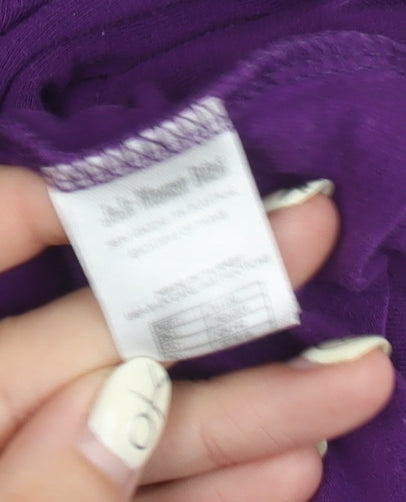 JoJo Maman Bébé Women's Purple Long Sleeve Dress