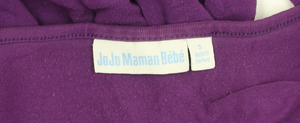 JoJo Maman Bébé Women's Purple Long Sleeve Dress