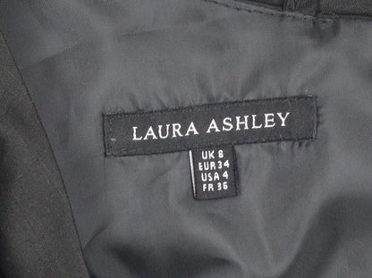 Brand and care label for Laura Ashley Black Sheath Dress -, size 8, Classic Cocktail