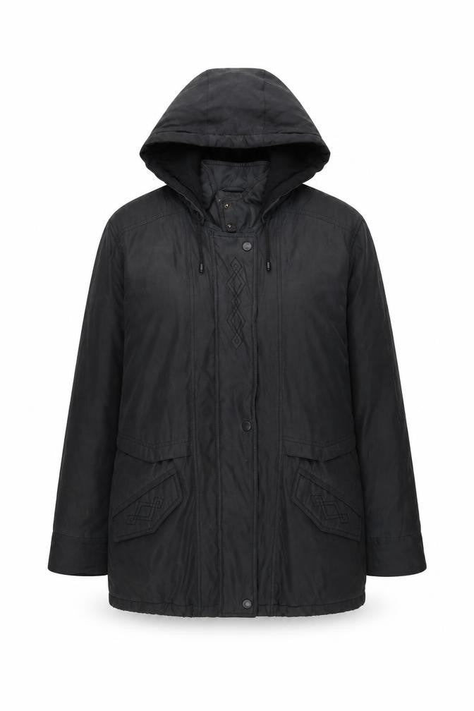Braemar Women's Black Parka Jacket Size M