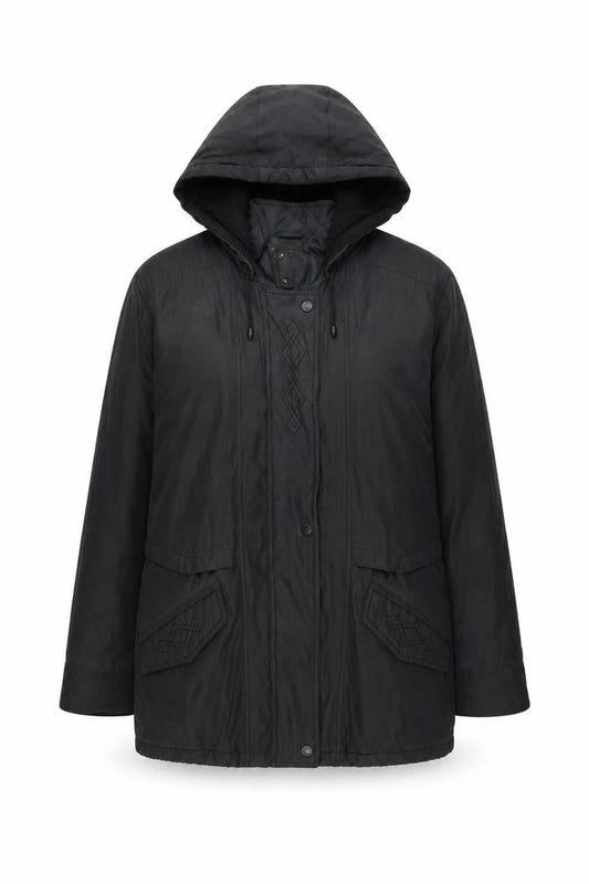 Braemar Women's Black Parka Jacket Size M
