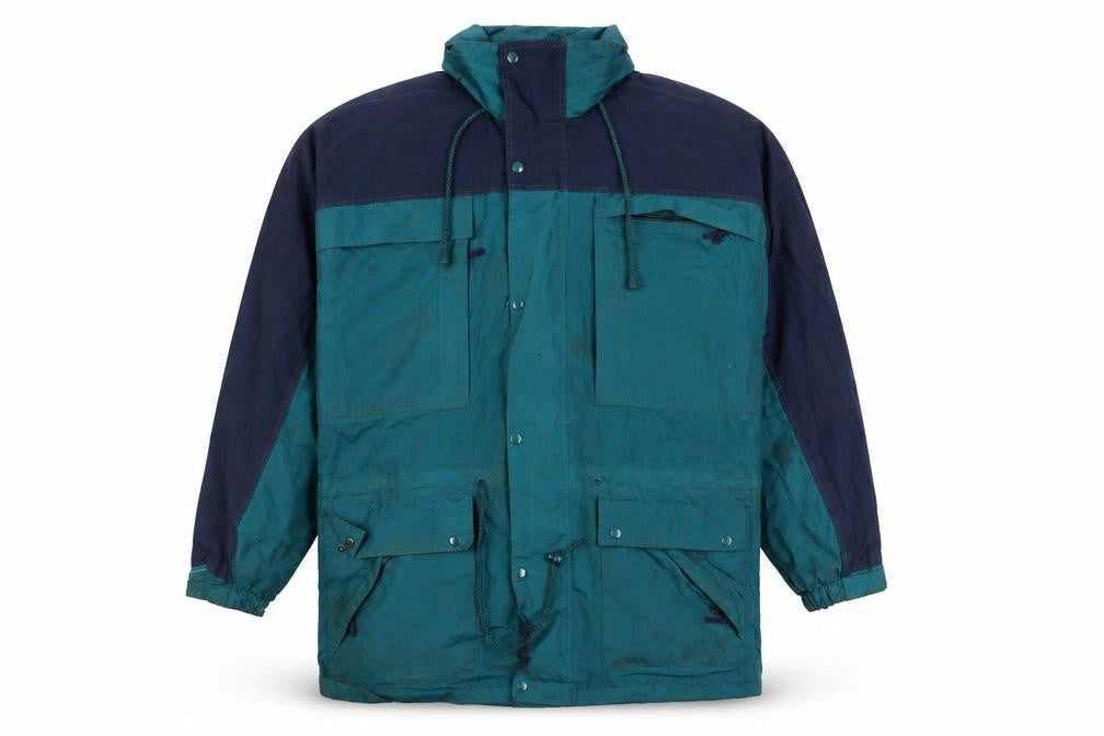 Hijack Men's Blue XL Casual Long Jacket