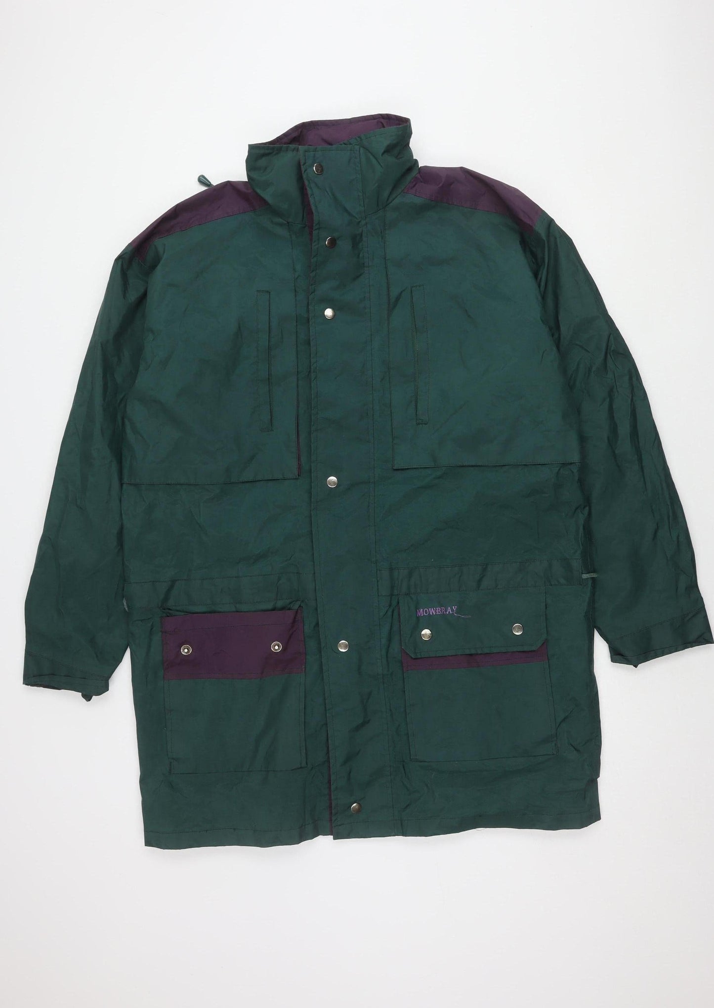 Mowbray Men's Green Parka Jacket L Waterproof Outdoor